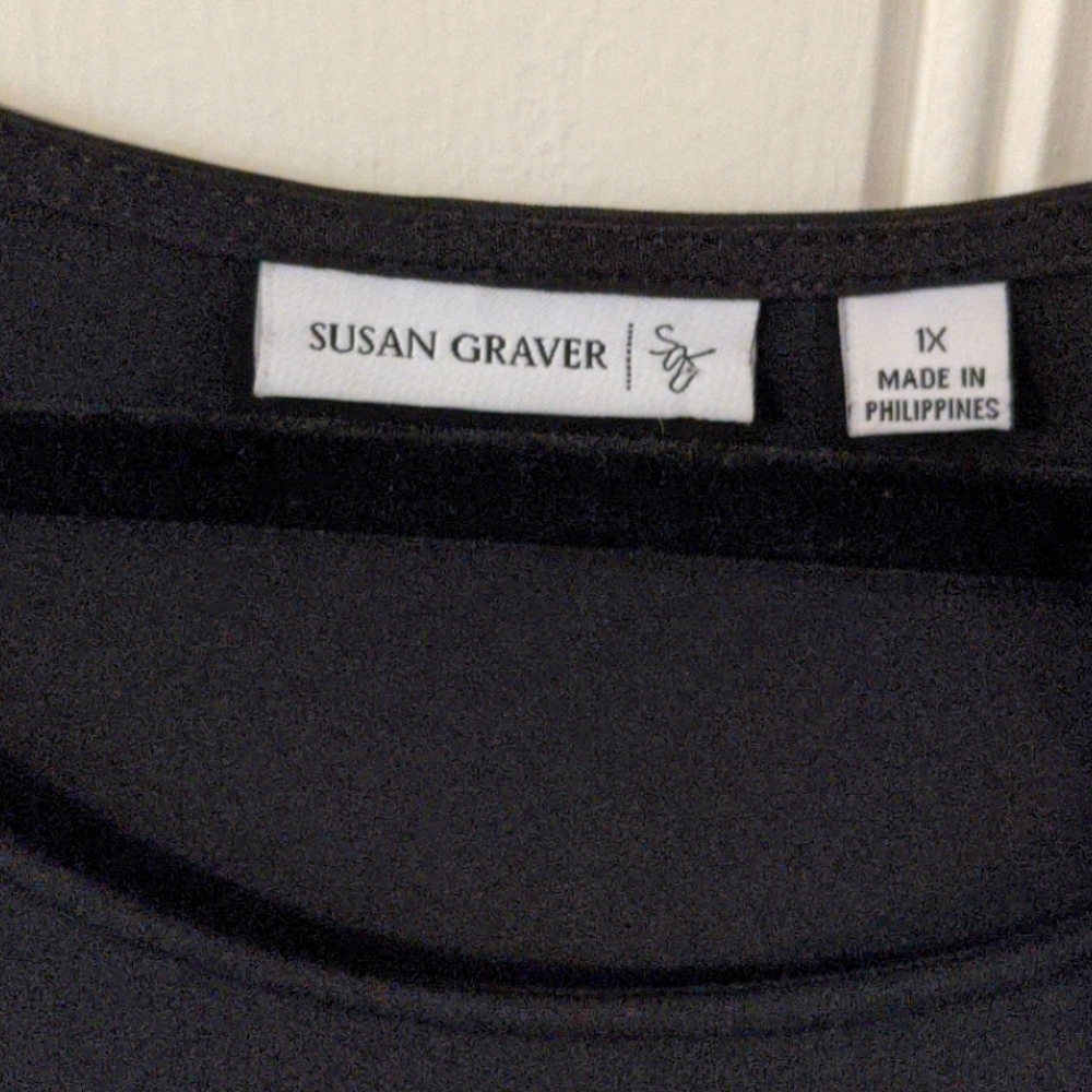 Susan Graver Black Dress - Picture 4 of 5